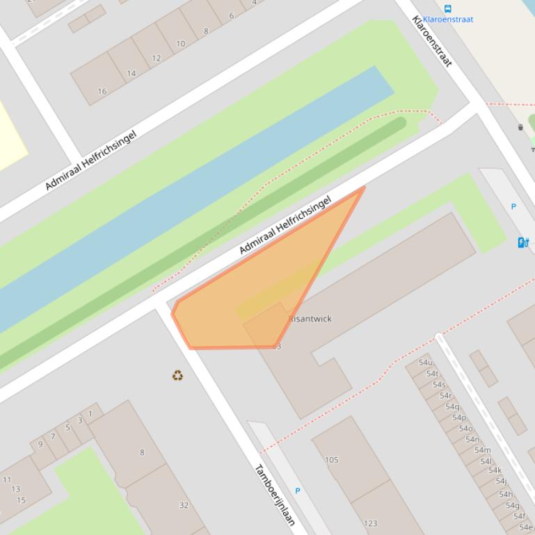 Kaart van postcodegebied 2287TB.