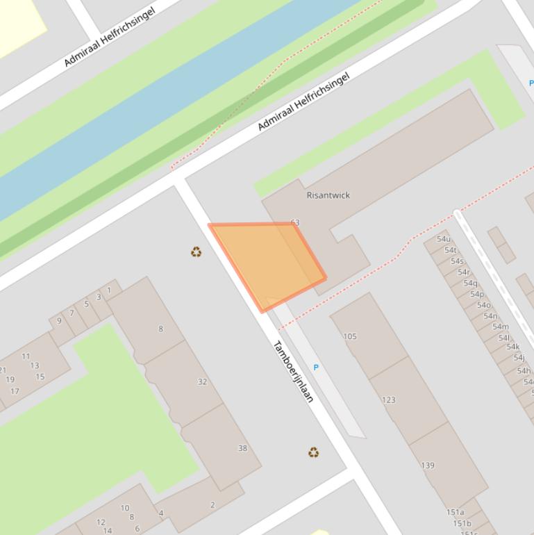 Kaart van postcodegebied 2287TC.