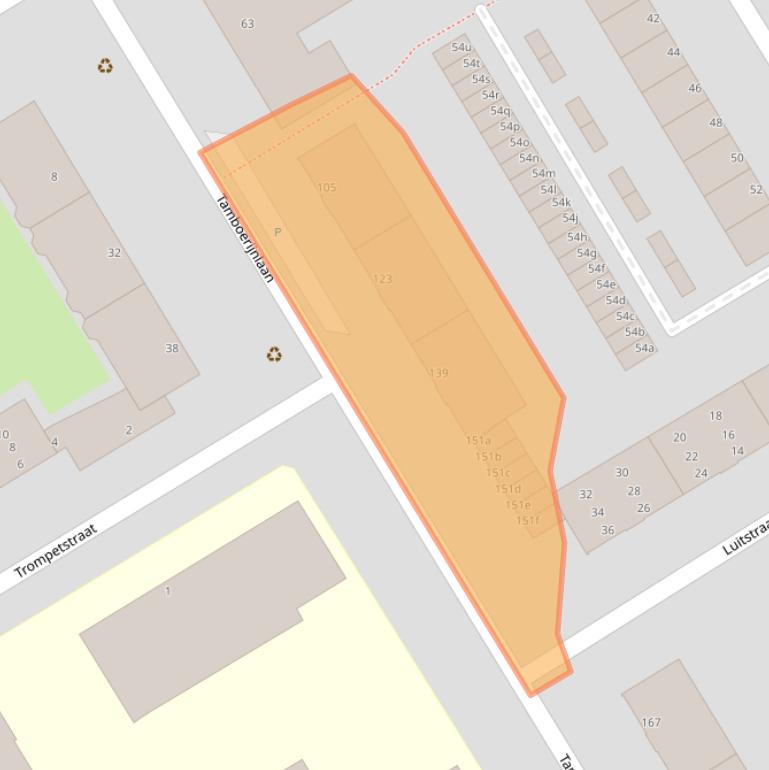 Kaart van postcodegebied 2287TE.