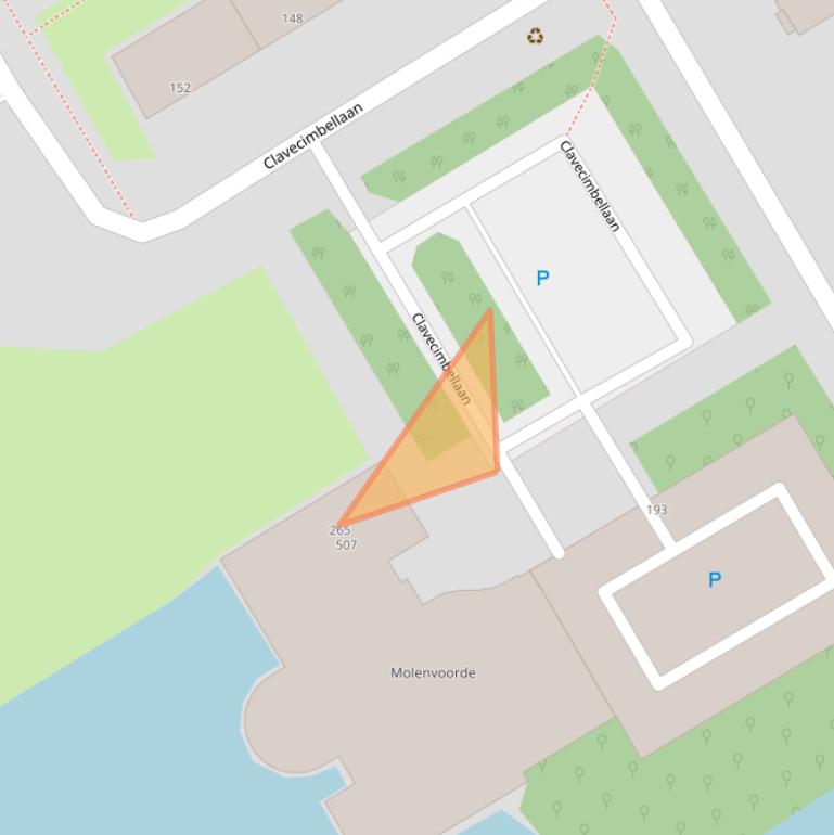 Kaart van postcodegebied 2287VJ.