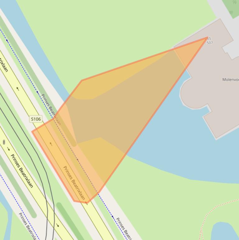 Kaart van postcodegebied 2287VP.