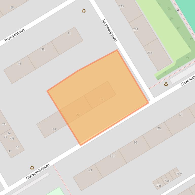 Kaart van postcodegebied 2287VV.