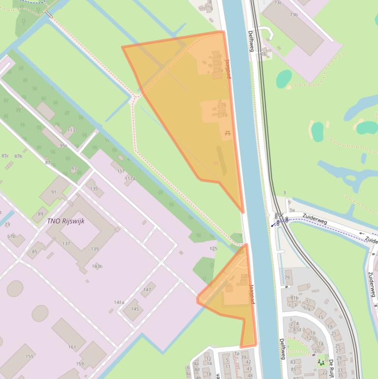 Kaart van postcodegebied 2288AC.