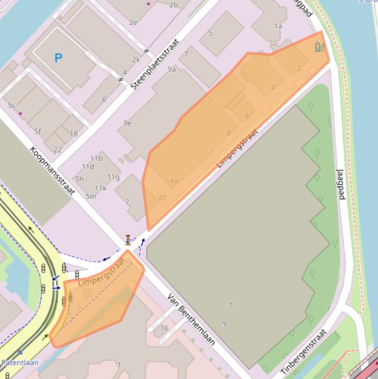 Kaart van postcodegebied 2288AD.