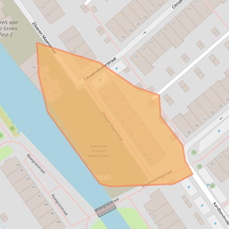 Kaart van postcodegebied 2288BZ.