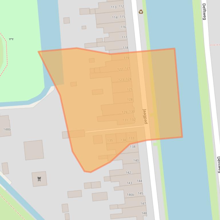 Kaart van postcodegebied 2288CM.