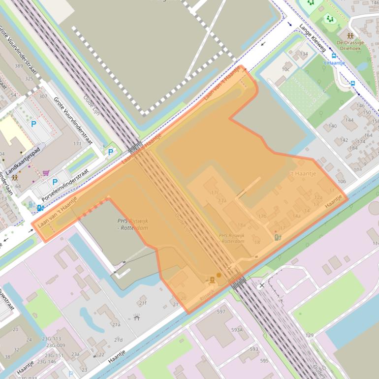 Kaart van postcodegebied 2288CV.