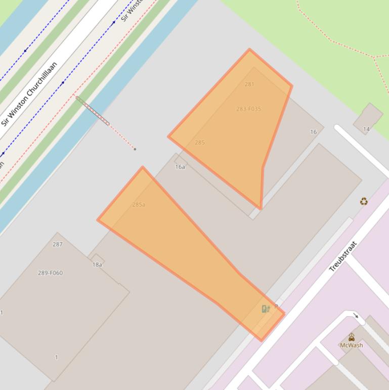 Kaart van postcodegebied 2288DA.