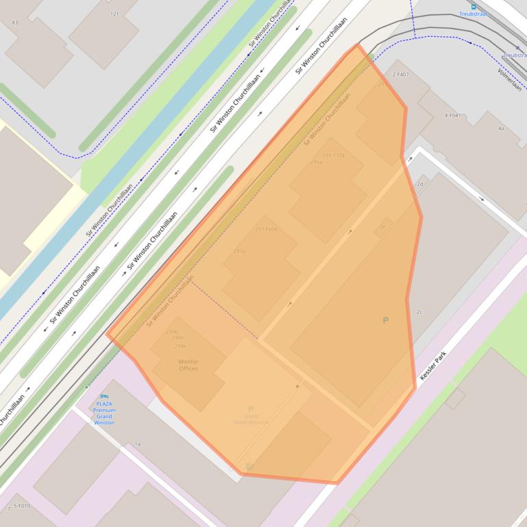 Kaart van postcodegebied 2288DC.