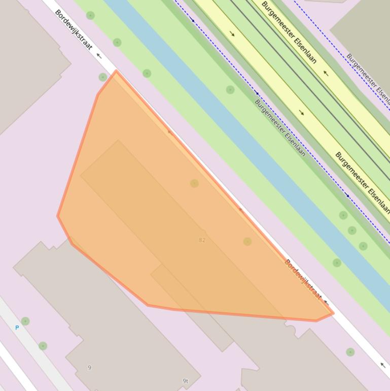 Kaart van postcodegebied 2288EB.