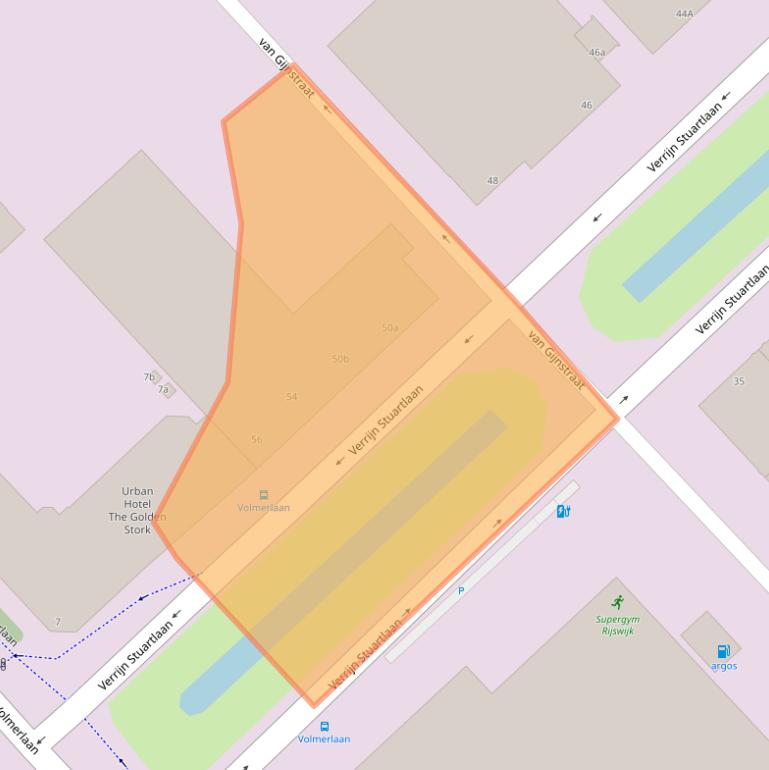 Kaart van postcodegebied 2288EP.