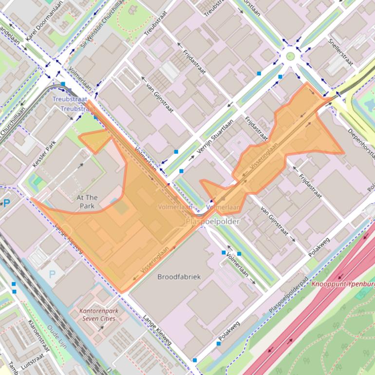 Kaart van postcodegebied 2288ER.