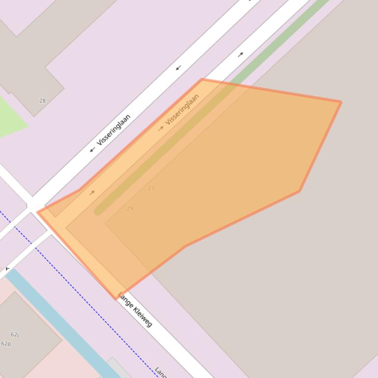 Kaart van postcodegebied 2288ES.