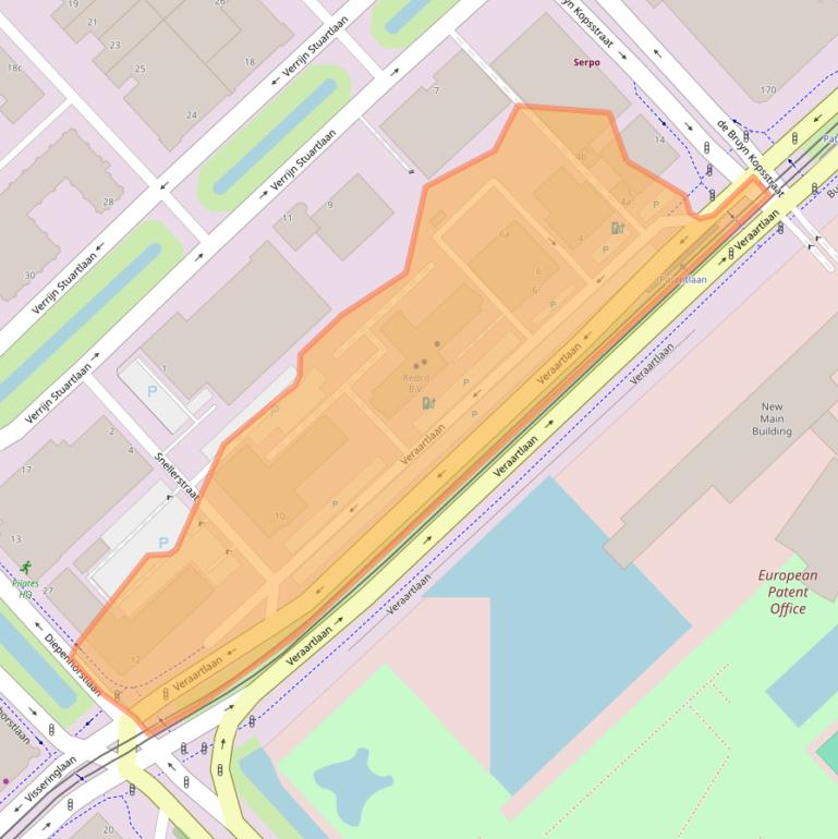 Kaart van postcodegebied 2288GM.