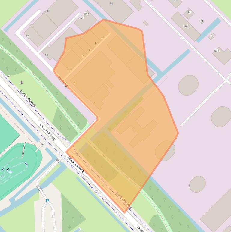 Kaart van postcodegebied 2288GP.