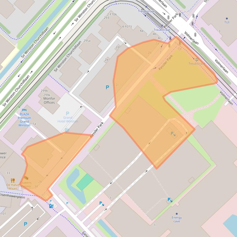 Kaart van postcodegebied 2288GS.