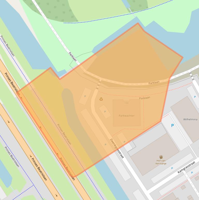 Kaart van postcodegebied 2288HL.