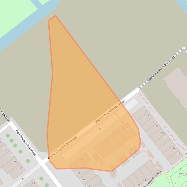 Kaart van postcodegebied 2288HV.