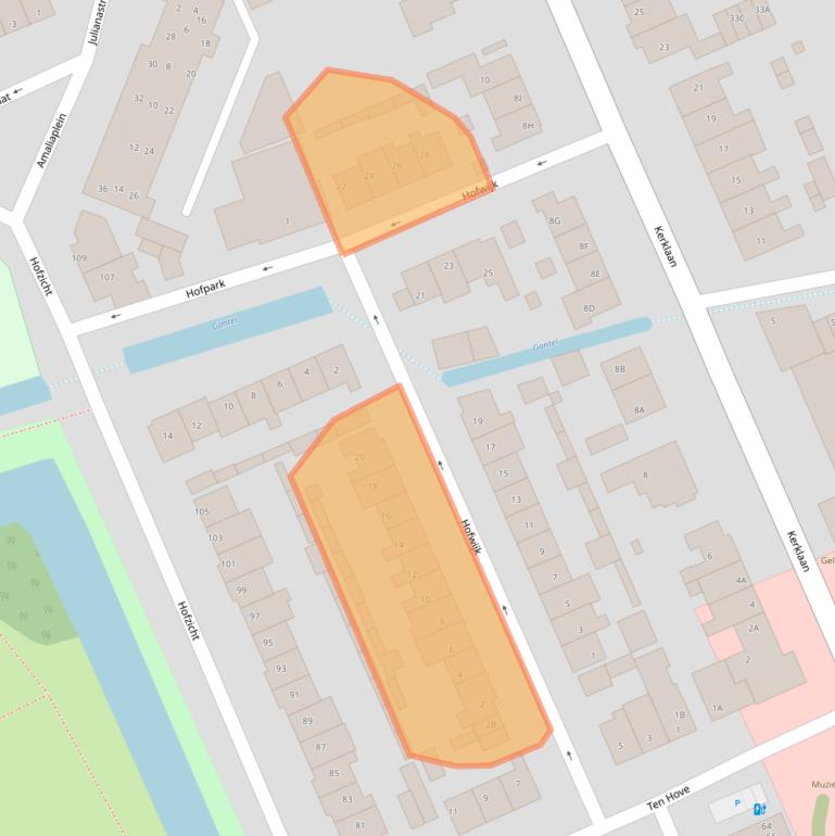 Kaart van postcodegebied 2291CS.