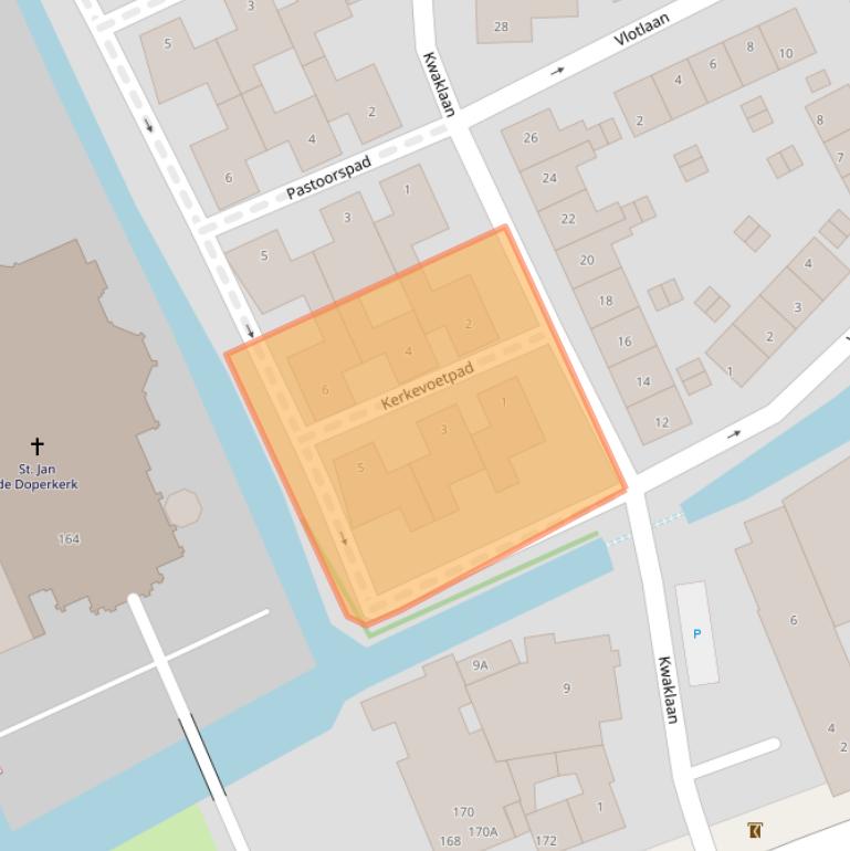 Kaart van postcodegebied 2291DK.