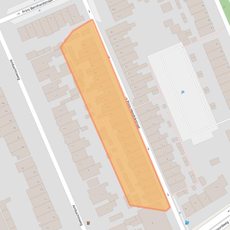 Kaart van postcodegebied 2291ER.
