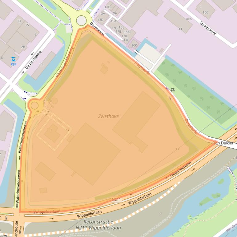 Kaart van postcodegebied 2291HE.