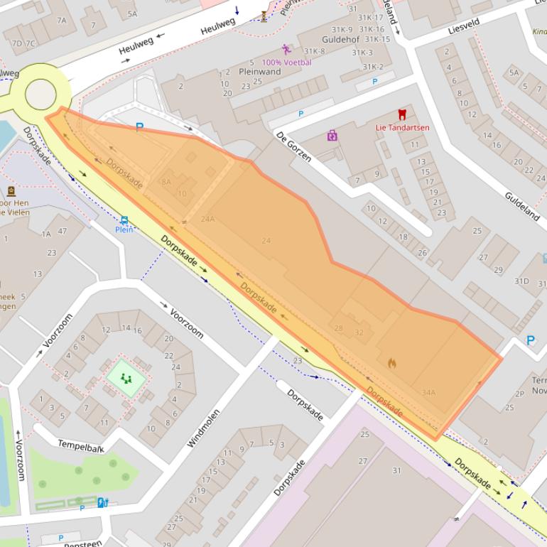 Kaart van postcodegebied 2291HR.