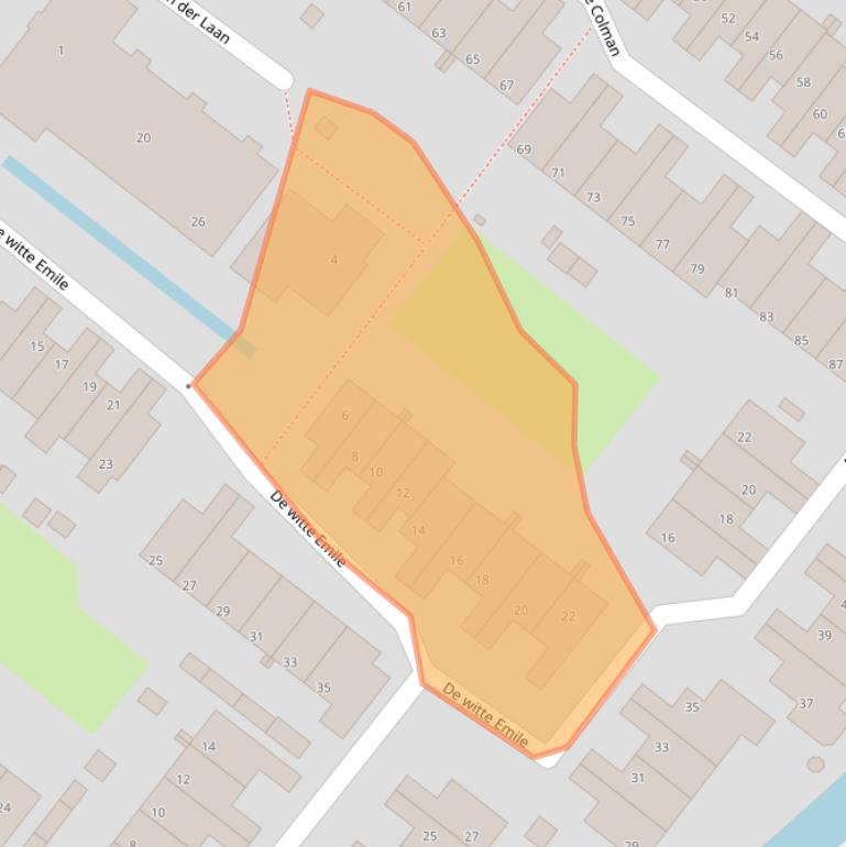 Kaart van postcodegebied 2291JV.