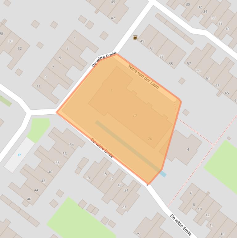 Kaart van postcodegebied 2291KA.