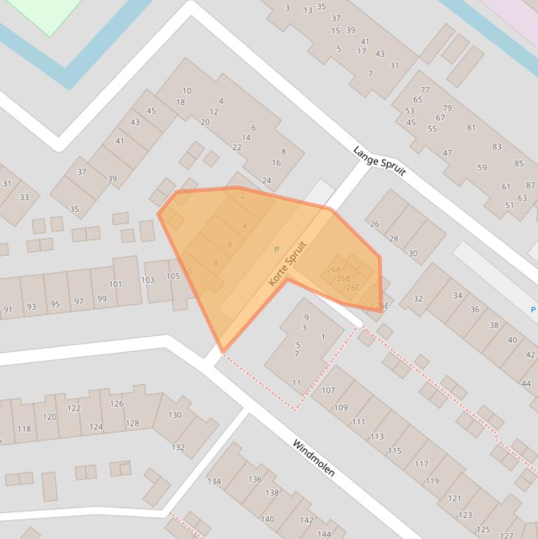 Kaart van postcodegebied 2291LE.