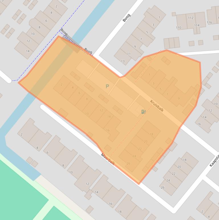 Kaart van postcodegebied 2291ME.