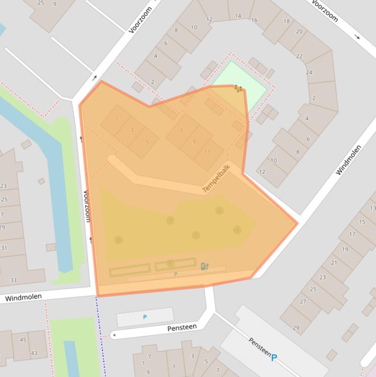 Kaart van postcodegebied 2291MT.