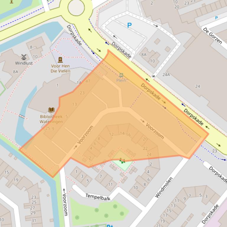 Kaart van postcodegebied 2291MV.