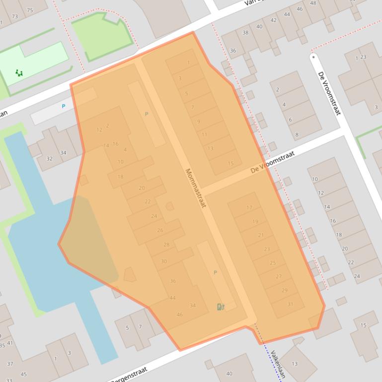 Kaart van postcodegebied 2291RR.