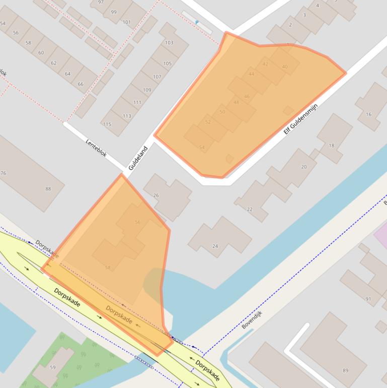 Kaart van postcodegebied 2291VL.