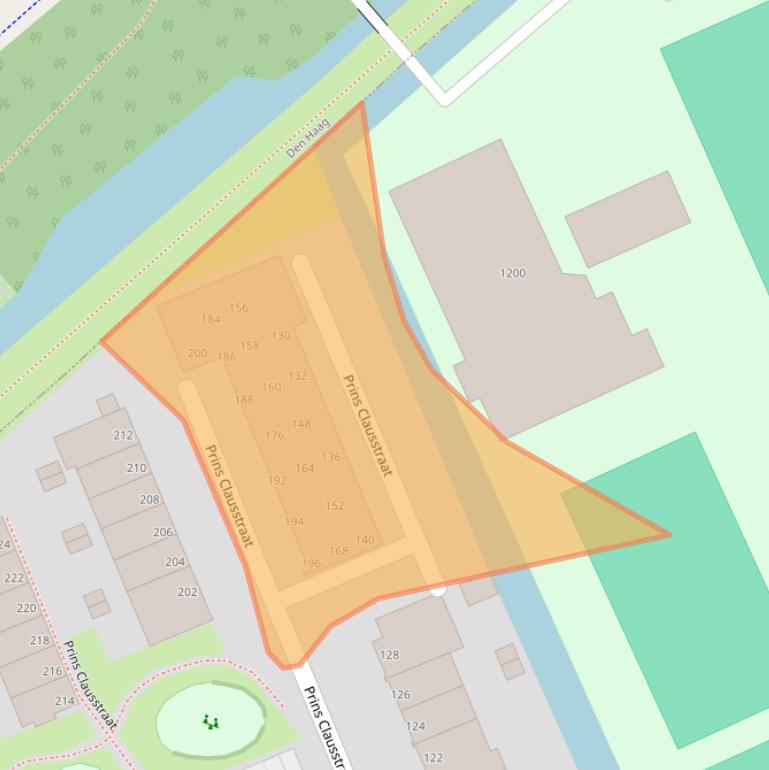 Kaart van postcodegebied 2291WE.