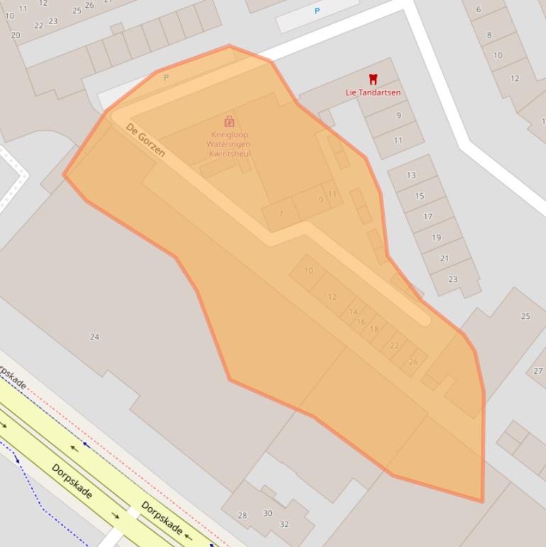Kaart van postcodegebied 2291WX.