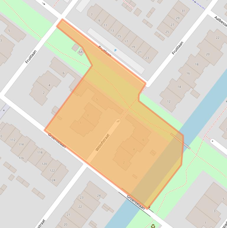 Kaart van postcodegebied 2292AT.