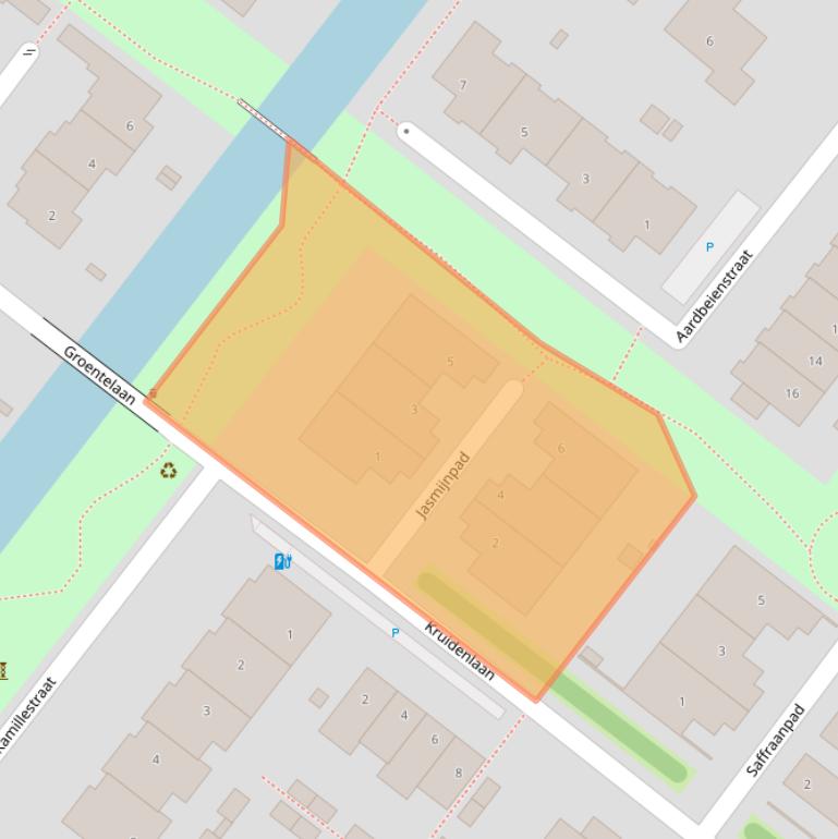 Kaart van postcodegebied 2292CH.