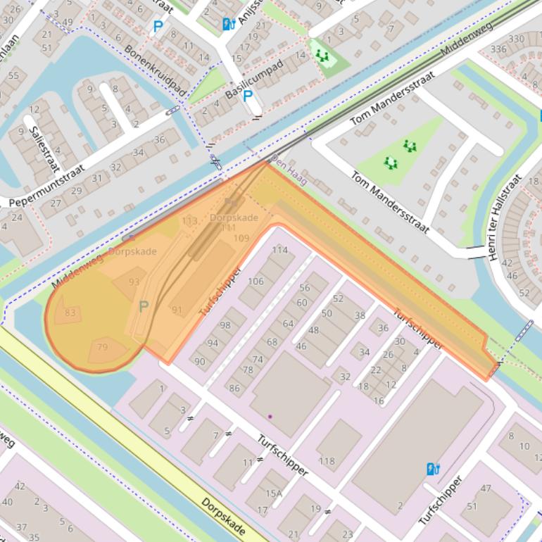 Kaart van postcodegebied 2292JK.