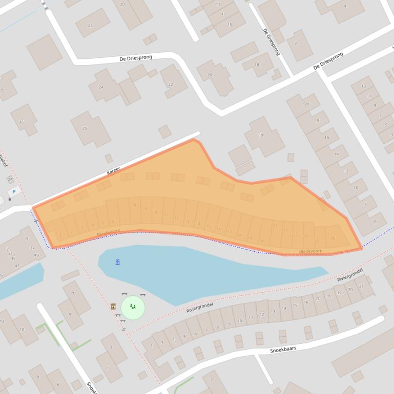 Kaart van postcodegebied 2295HE.