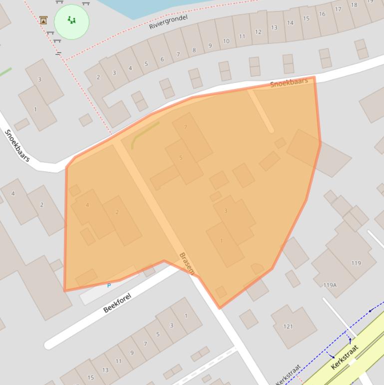 Kaart van postcodegebied 2295HH.