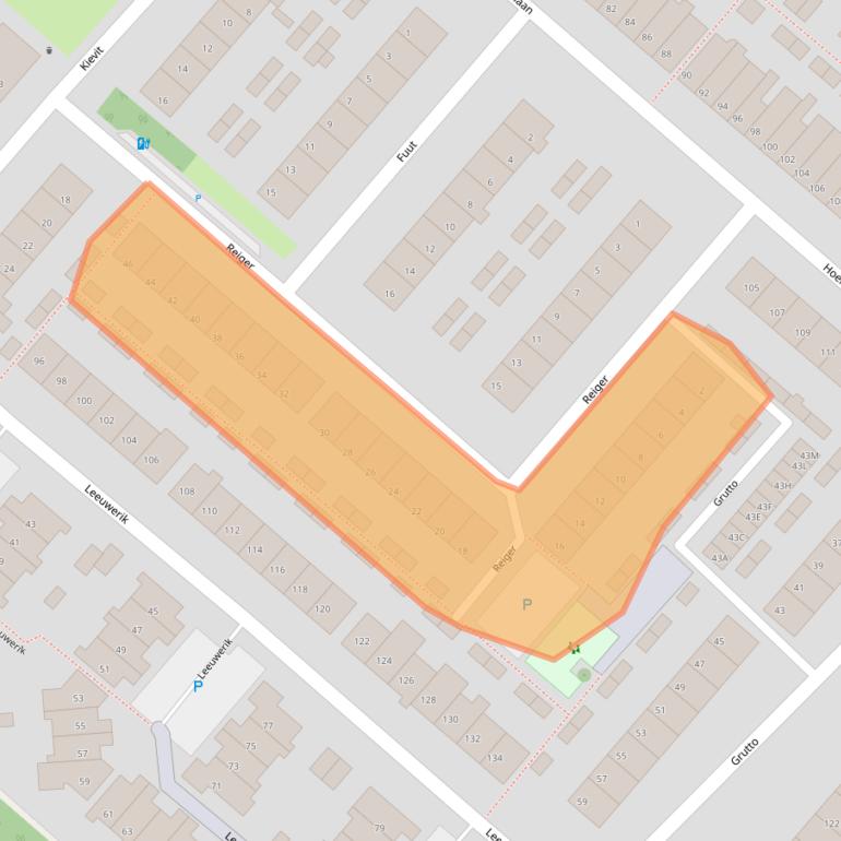 Kaart van postcodegebied 2295NM.