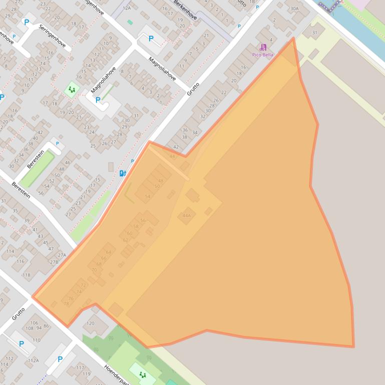 Kaart van postcodegebied 2295PV.