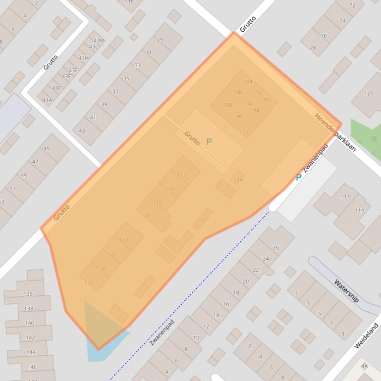 Kaart van postcodegebied 2295PW.