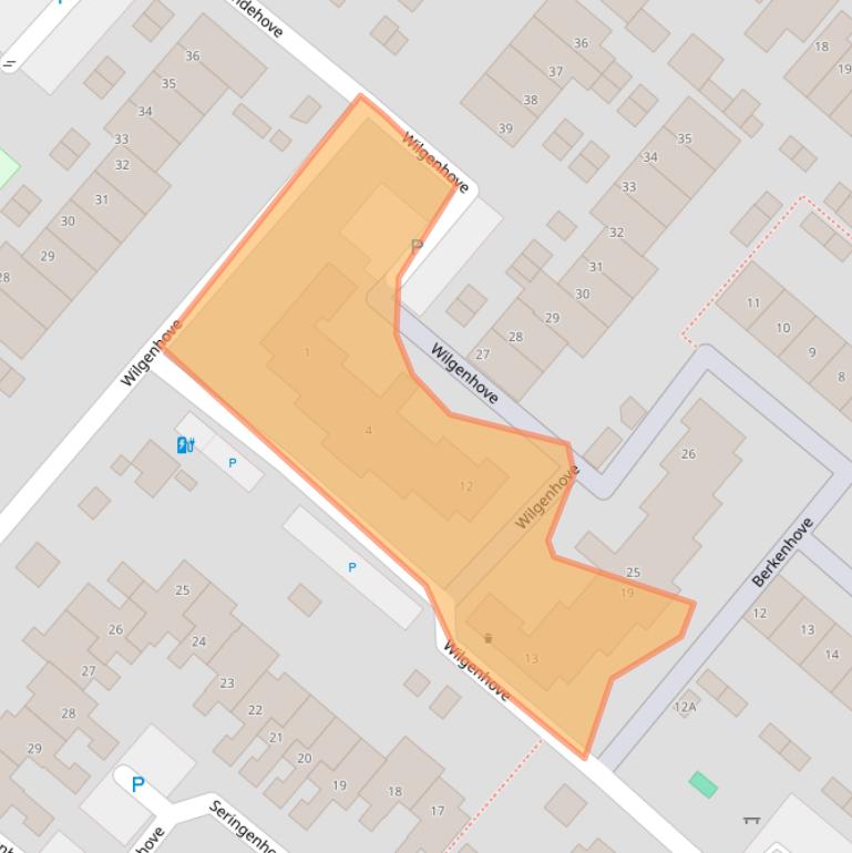 Kaart van postcodegebied 2295RA.