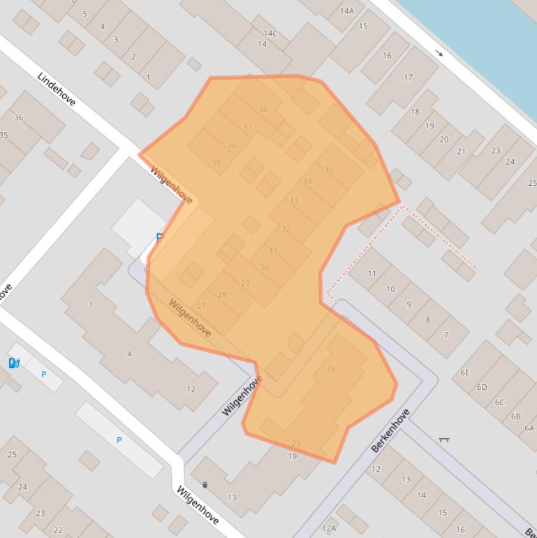 Kaart van postcodegebied 2295RB.