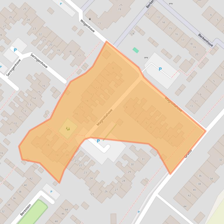 Kaart van postcodegebied 2295RE.