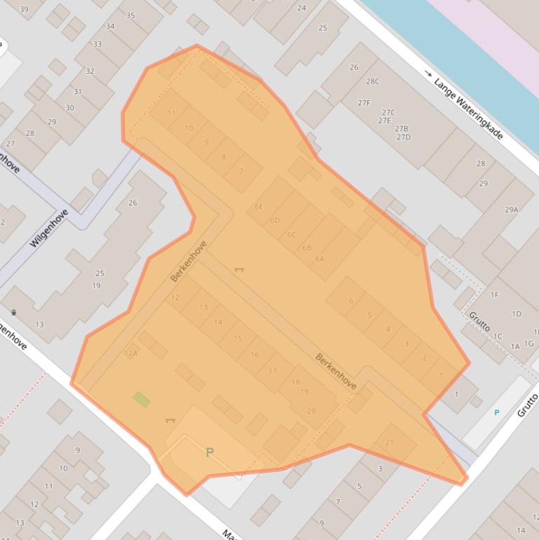 Kaart van postcodegebied 2295RH.