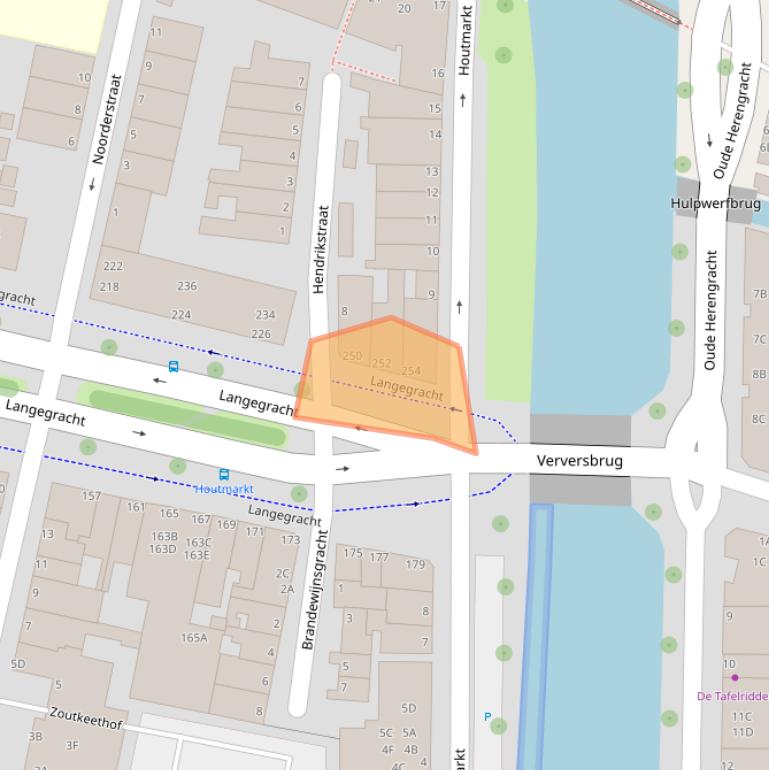 Kaart van postcodegebied 2312PE.